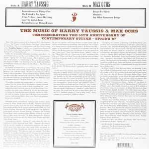TAUSSIG, HARRY - MUSIC OF HARRY TAUSSIG AND MAX OCHS