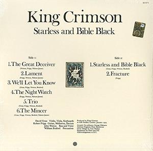 King Crimson - Starless & Bible B...