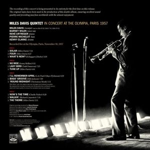 MILES DAVIS QUINTET - IN CONCERT AT THE OLYMPIA, PARIS 1957