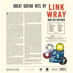 Great Guitar Hits By Link Wray and His Wraymen