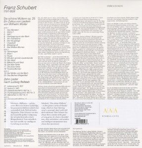 Schubert: Die Schone Mullerin, Op. 25