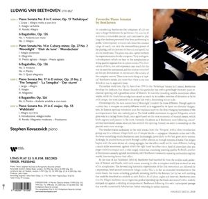Beethoven Piano Sonatas No.8, 14, 17 & 21/6 Bagatelles Op.126