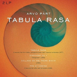 Part, A. - Tabula Rasa/Symphony 1...